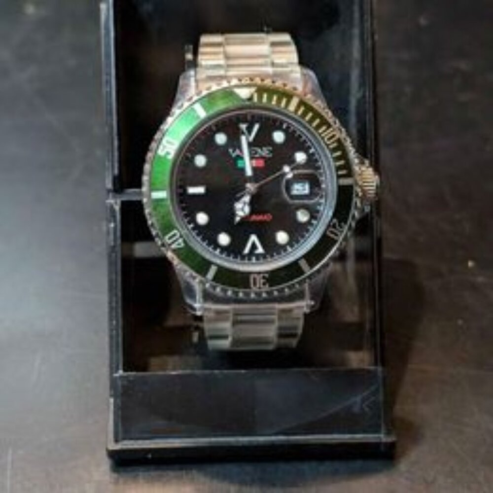 Super Rare Original VABENE MARINAIO OV601 Watch Clear Strap Water Resistant Wris